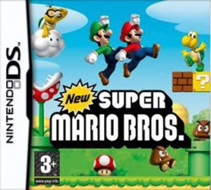 New Super Mario Bros kaytetty DS