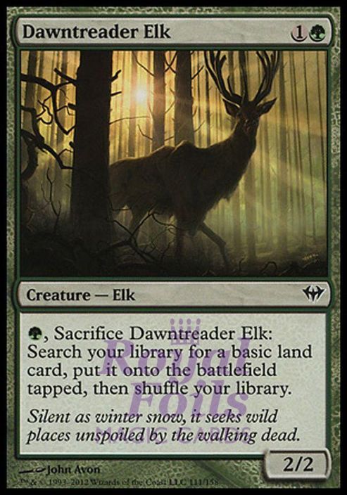 Dawntreader Elk Foil Kunto: NM