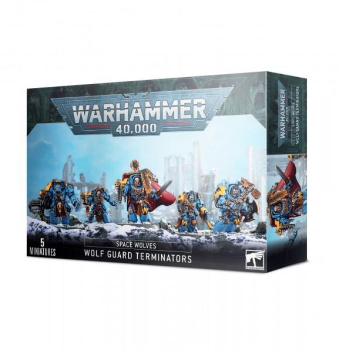 Warhammer 40K Space Wolves Wolf Guard Terminators Julkaisupaiva: 12.7.2024