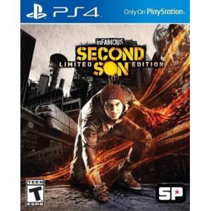 inFAMOUS SECOND SON limited edition kaytetty ps4