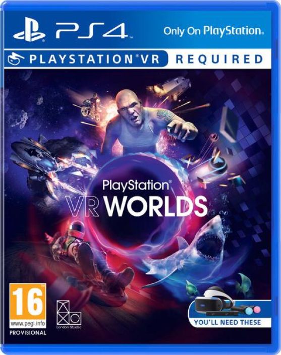 Playstation VR Worlds PS4 Kaytetty
