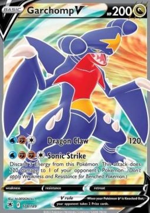 Garchomp V Full Art 178/189