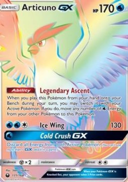 Articuno GX 171/168 Kunto: DMG