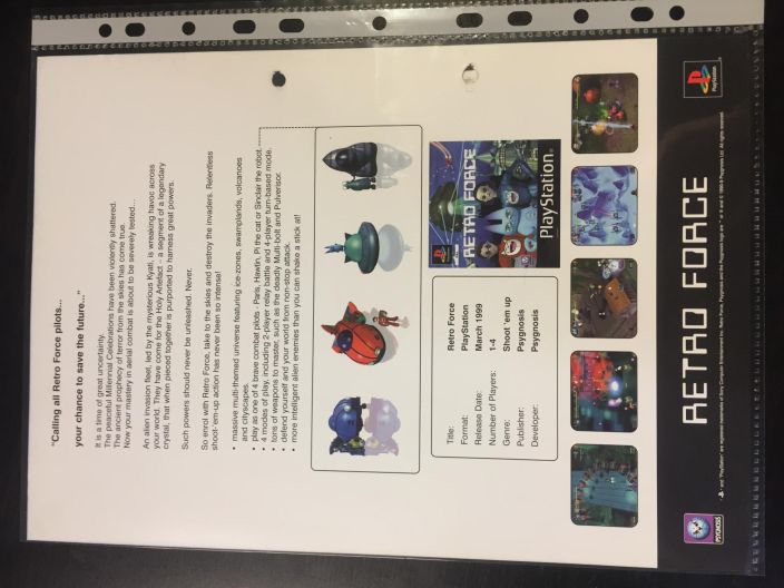 RETRO FORCE Psygnosis