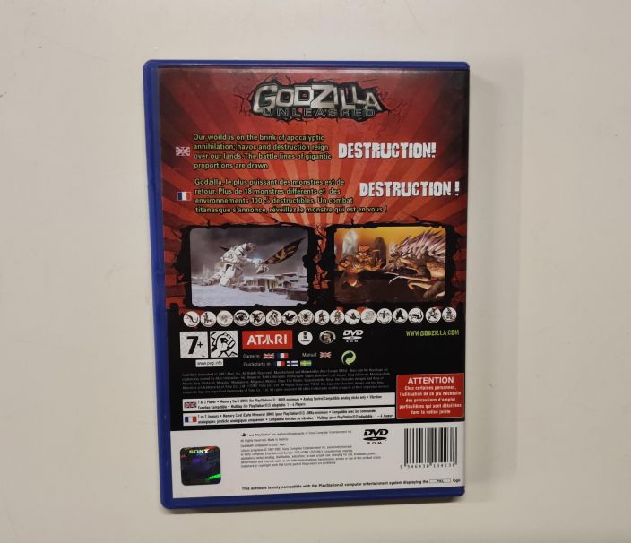 Godzilla Kaytetty PS2 Suomi ja ruotsi versio. Manuali on hyvassa kunossa.