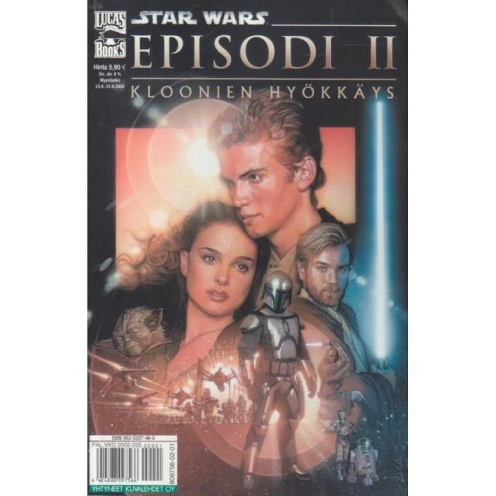 Star Wars Episodi 2 Kloonien Hyokkays Sarjakuva