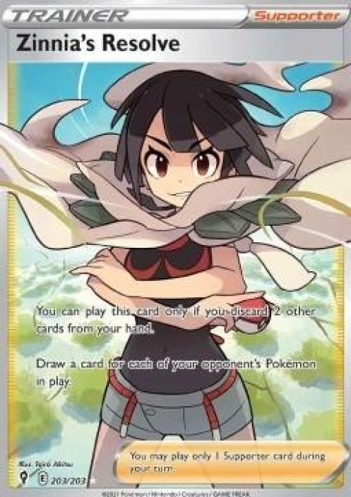 Zinnia's Resolve 203/203 Kunto: Played