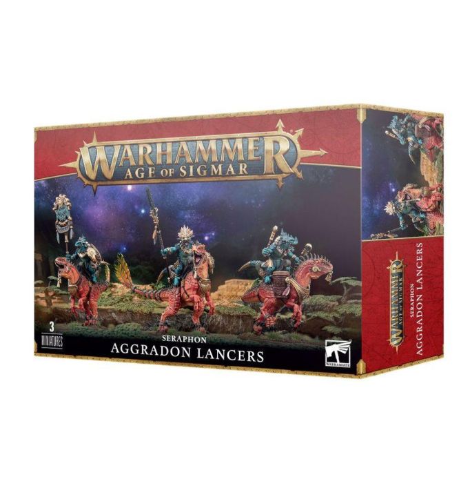 Warhammer Age of Sigmar Seraphon Aggradon Lancers