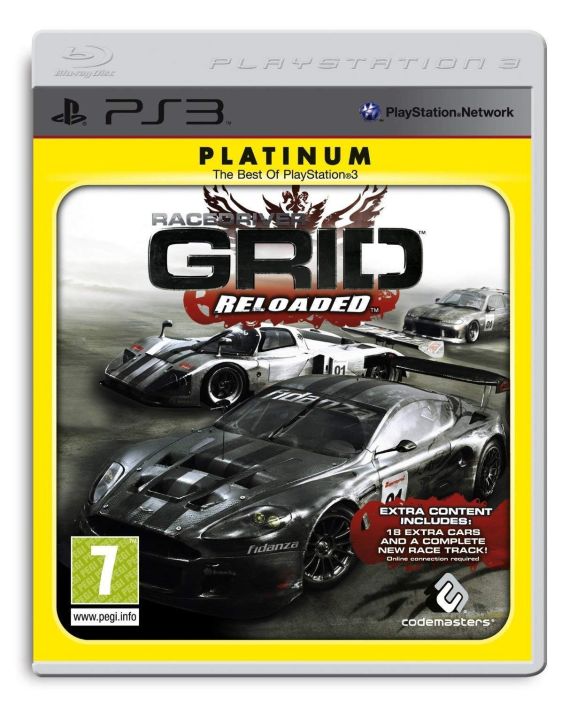 Grid: Reloaded- Platinum Edition kaytetty PS3