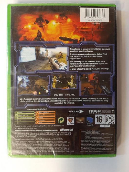 Project: Snowblind Xbox Muoveissa