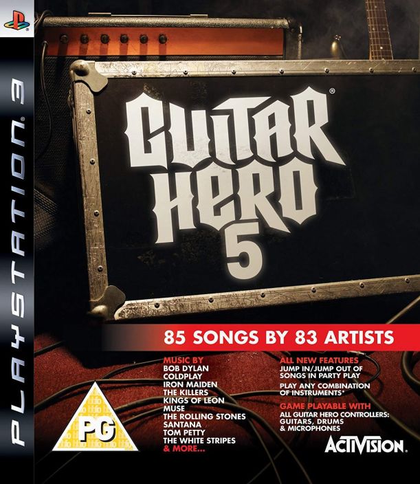 Guitar Hero 5 kaytetty PS3