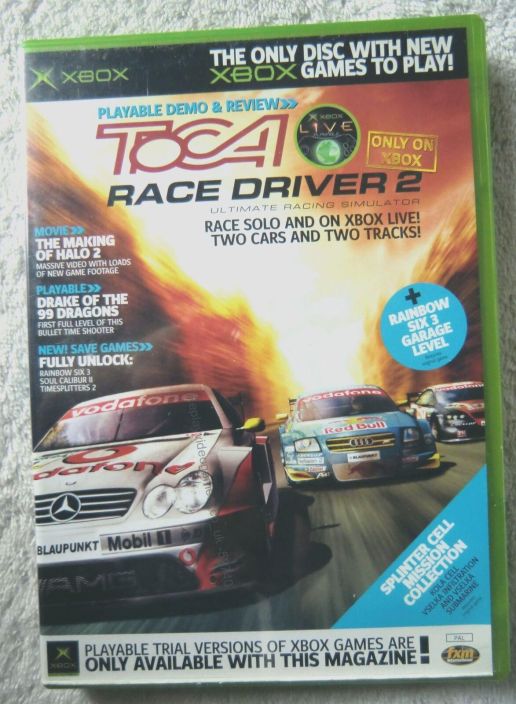 XBOX Demo Game Disc 29 Toca Race Driver 2