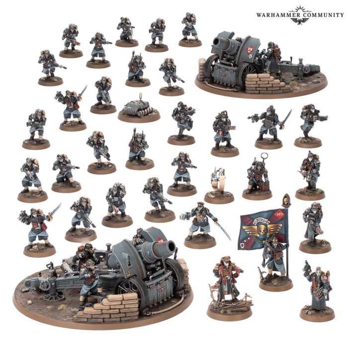 40K Astra Militarum Battleforce: Krieg Siege Platoon Julkaisu 28.11.2025