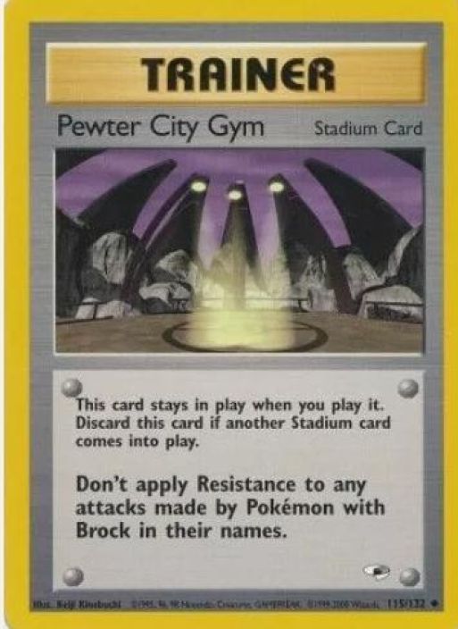 Pewter City Gym 115/132 Kunto: NM