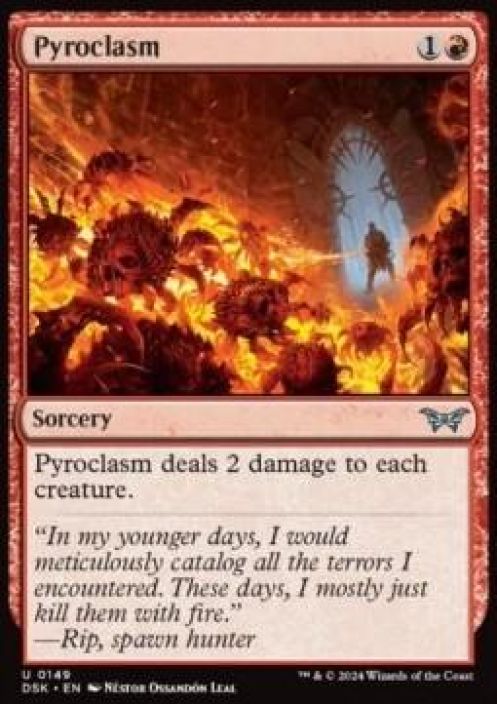 Pyroclasm Foil Kunto: Near Mint