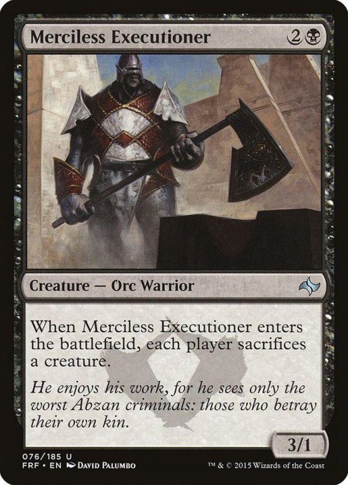 Merciless Executioner Kuntpo: NM