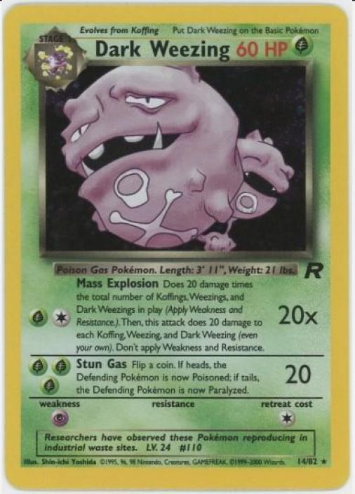 Dark Weezing 14/082 Kunto PL