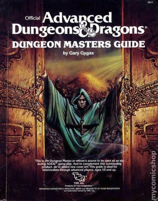 Dungeon Masters Guide by Gary Gygax Kaytetty. vuodelta 2011