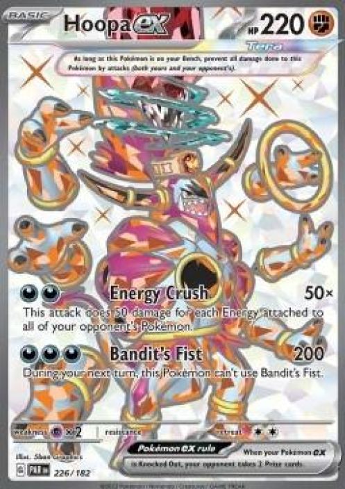 Hoopa ex 226/182 Kunto:Damaged