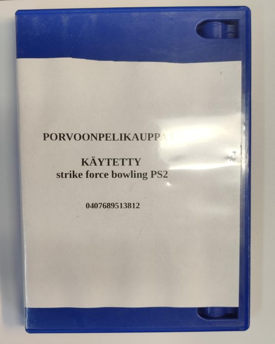 strike force bowling kaytetty PS2 ei alkuperaisia pahveja eika manuaalia loydy