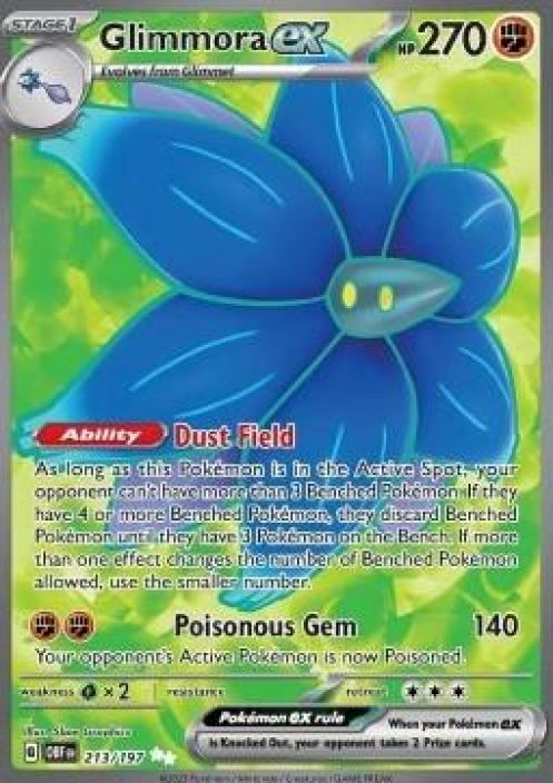 Glimmora ex 213/197 Kunto: Excellent