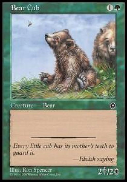 Bear Cub Kunto: Near Mint