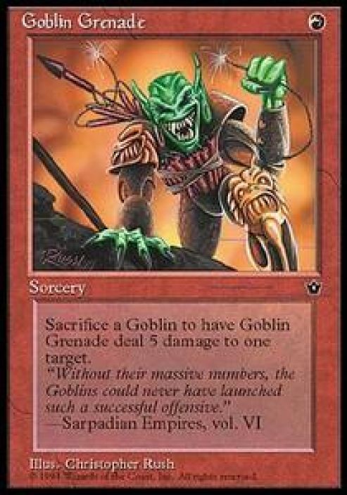 Goblin Grenade Kunto: Excellent