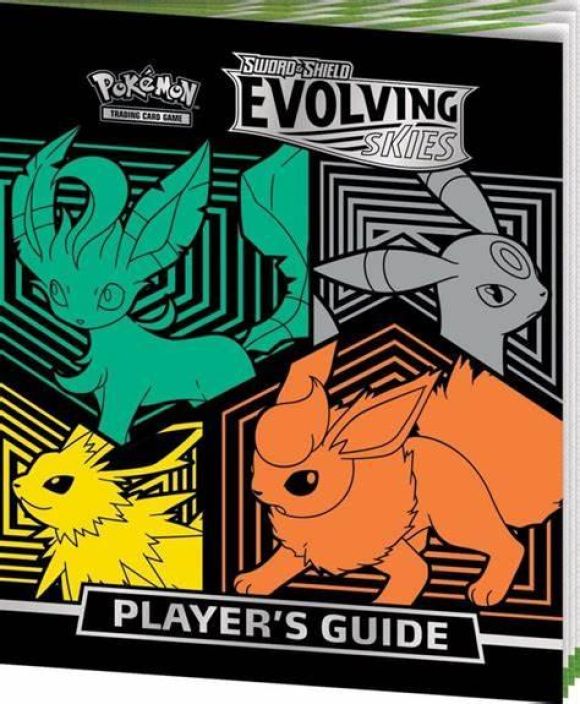 Pokemon Player's Guide Evolving Skies Taydellinen kuvallinen korttilista taydentamaan