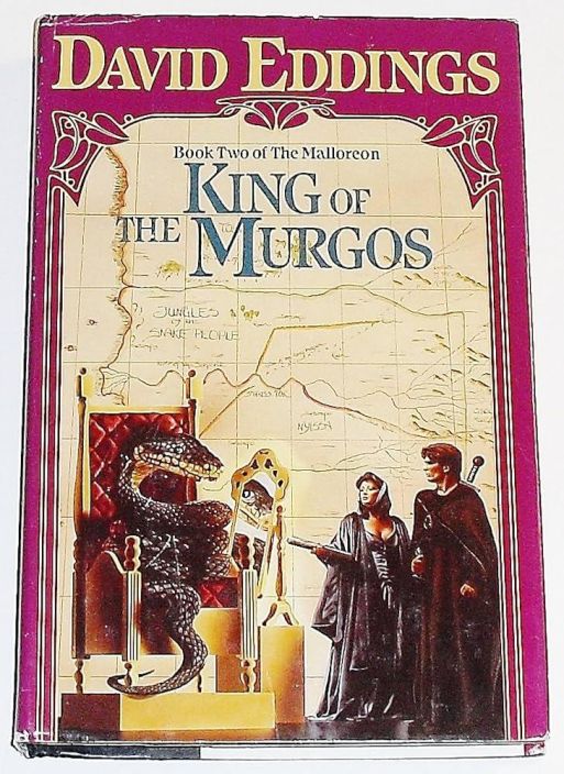 David Eddings King of The Murgos Kannen paallinen repsottaa hieman sivusta