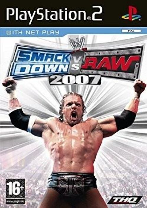 Smackdown vs raw 2007 kaytetty PS2