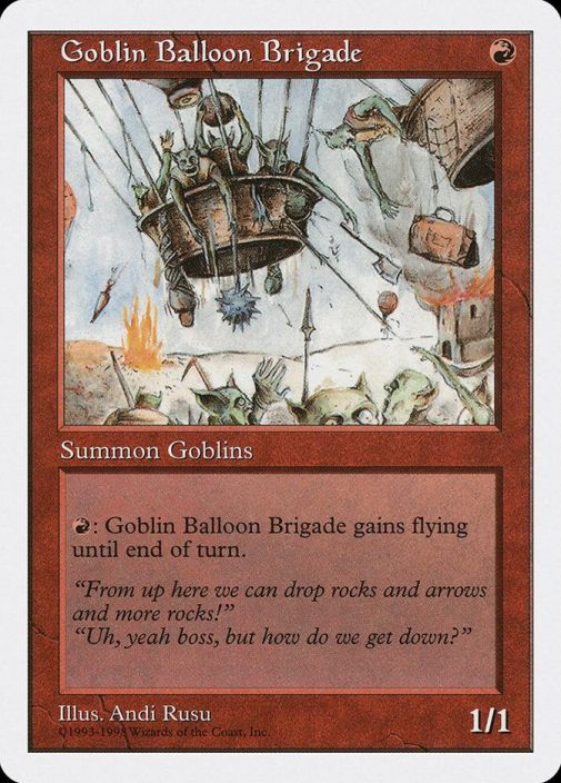 Goblin Balloon Brigade kunto:near mint