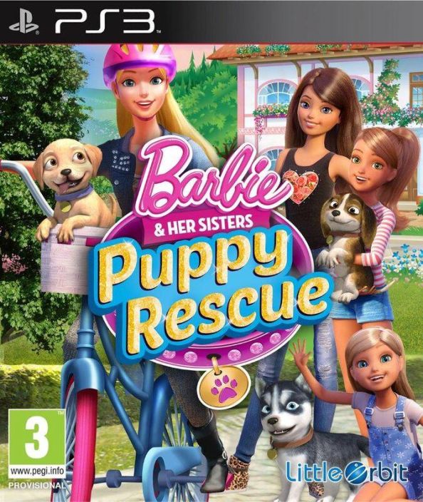 Barbie &amp; Her Sisters Puppy Rescue PS3 kaytetty