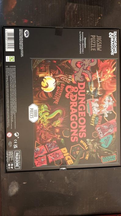 Dungeons &amp; Dragons 1000kpl palapeli