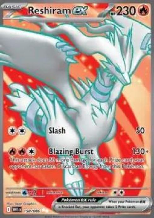 Reshiram ex 158/086 NM