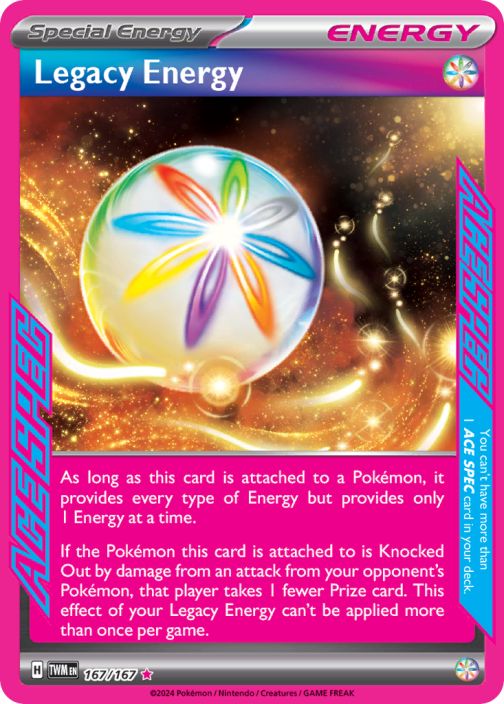 Legacy Energy 167/167 Kunto: NM