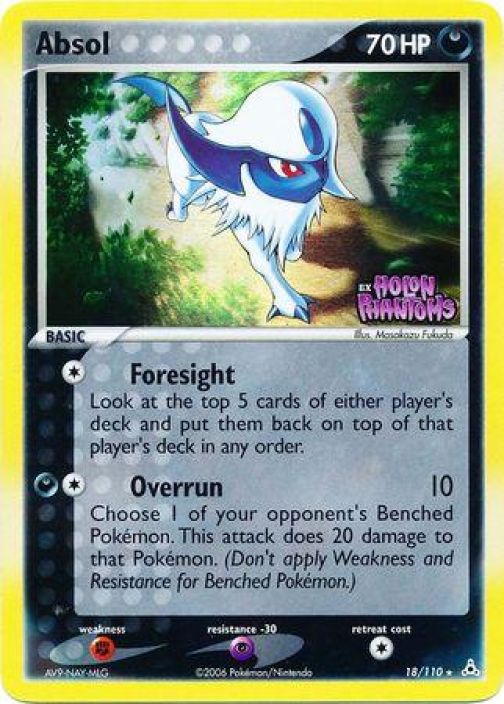 Absol 18/110 Ex Holon Phanthoms Stamped Kunto: Played