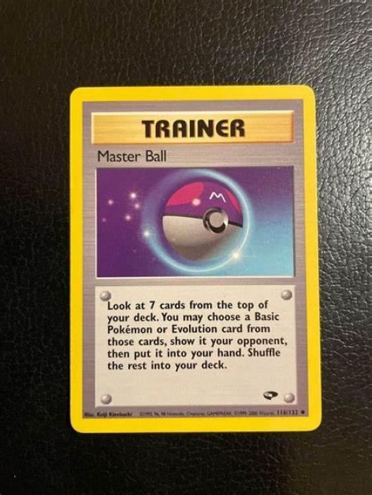 Master Ball 116/132 Kunto: Good