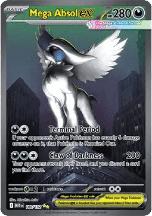 Mega Absol ex 180 Kunto: Near mint