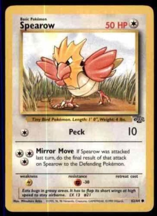 Spearow 62/64 Kunto: NM
