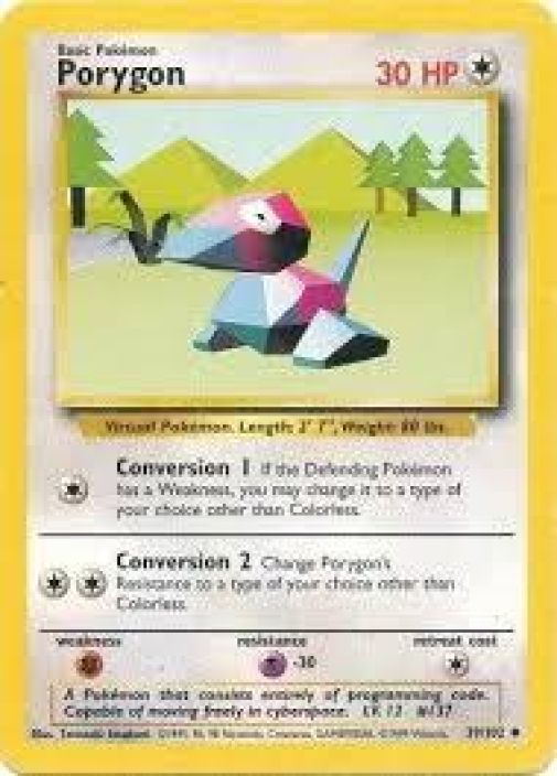 Porygon 39/102 Kunto: EX