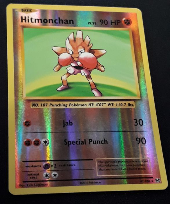 Hitmonchan 62/108 Kunto: Played
