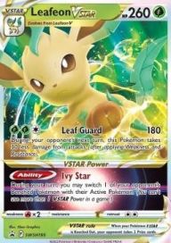 Leafeon Vstar SWSH195 NM