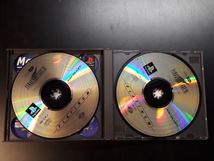Final Fantasy VII Mint DE PS1 Saksankielinen, Kaytetty Mint, Manuaali,Platinum