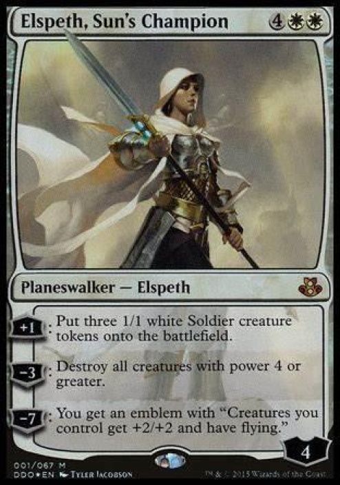 Elspeth, Sun's champion Foil Kunto: Excellent