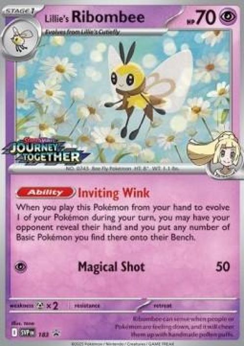 Lillie's Ribombee 183 Promo Kunto: Near Mint