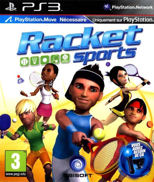 Racket Sports kaytetty PS3 MOVE required