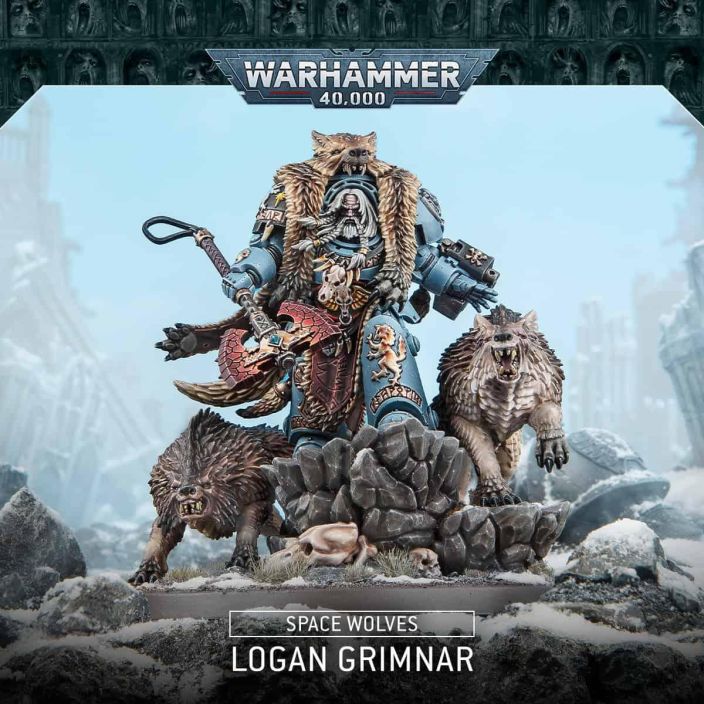 Warhammer 40K Logan Grimnar Julkaisuopaiva: 12.7.2025
