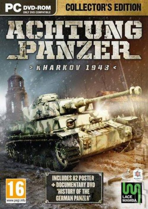 Achtung Panzer Collectors edition kaytetty PC kaytetty