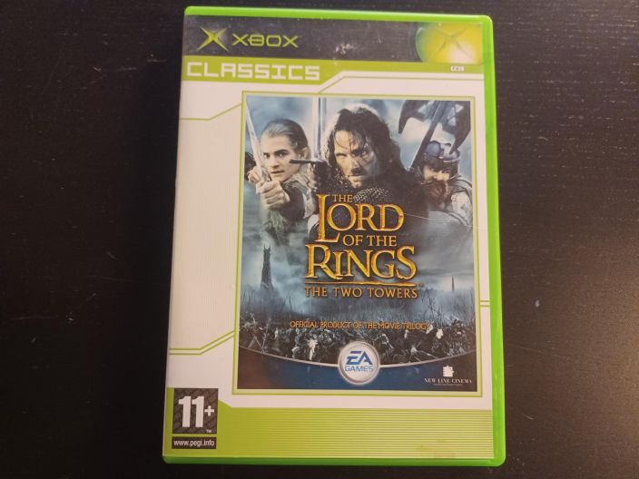 The Lord of the rings the two towers XBOX Kaytetty Manuaali loytyy eli CIB 