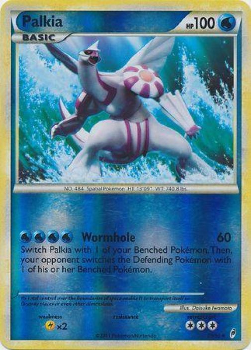 Palkia 19/95 Reverse Holo Kunto: Played